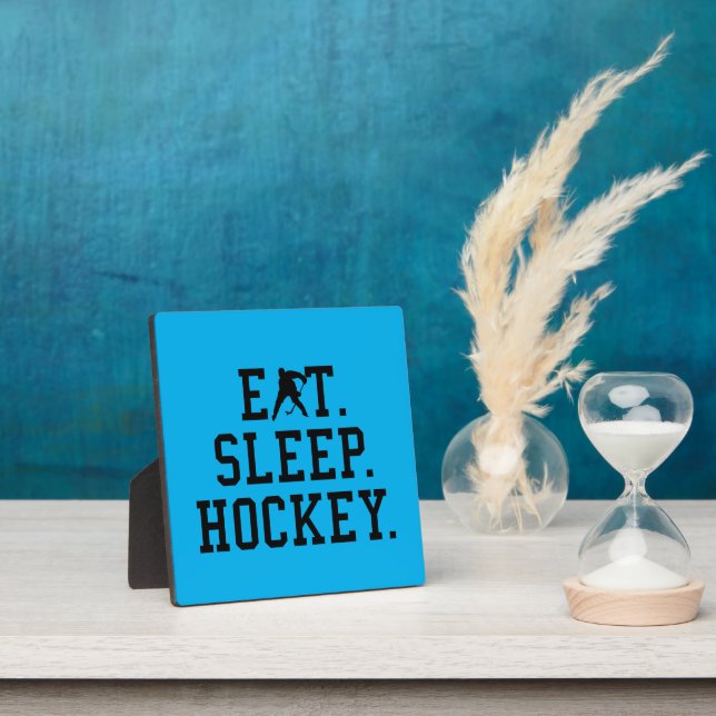 Plaque Photo Mangez le hockey sur glace - Amateurs de hockey (Insitu)