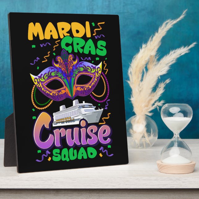 Plaque Photo Mardi Gras Carnival Croisière Voyage de vacances (Côté)