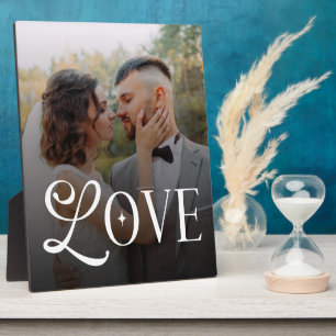 Plaque Photo Mariage Amour Moderne Couples en Photo
