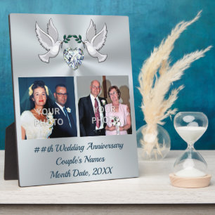 Plaque Photo Mariage Anniversaire Cadeau Photos, 1 ou 2 Photos