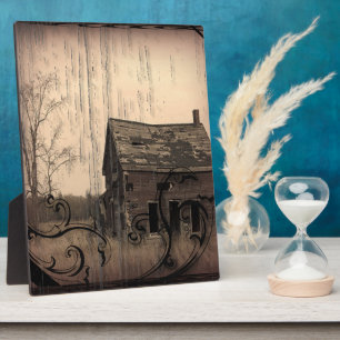 Plaque Photo mariage de grange de ferme de campagne western rus