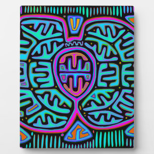 Plaque Photo Mariposa indienne de Kuna