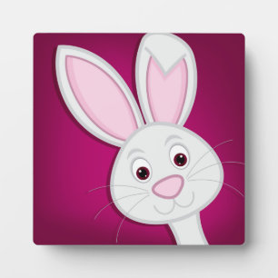 Plaque Photo Masquer le lapin de Pâques