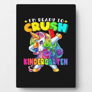 Plaque Photo Maternelle Crush Licorne Dabbing Retour à l'école 
