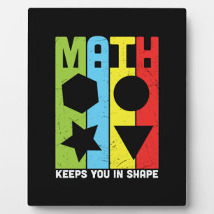 Plaque Photo Math Enseignant Math Math vous maintient dans la f