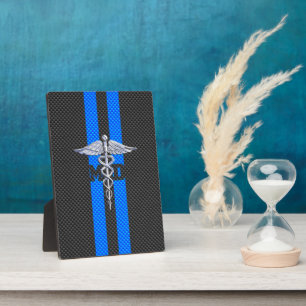 Plaque Photo Médecin Médicale MD Caduceus sur l'impression de f