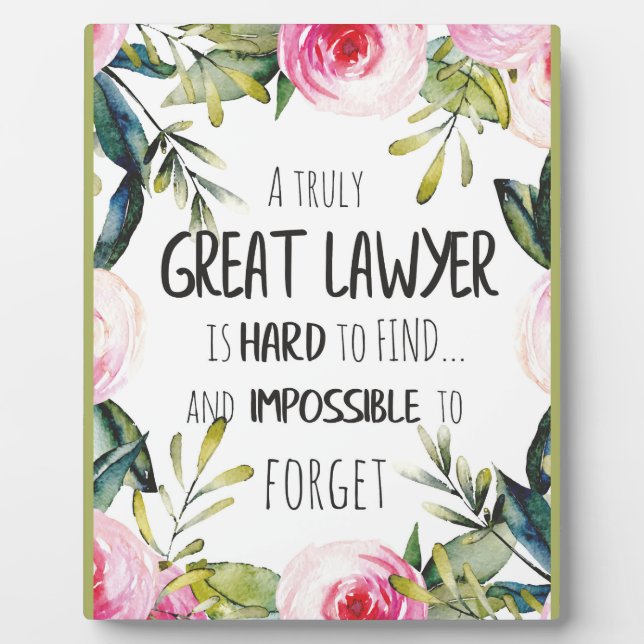 Plaque Photo Meilleur avocat Cadeau Great Giftidea pour avocats (Devant)