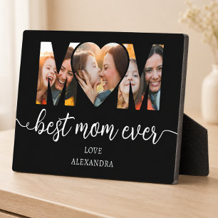Plaque Photo Meilleur Cadeau de Mère Photo Collage