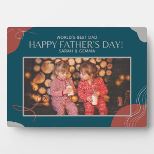 Plaque Photo MEILLEUR cadeau pour DADS! Ajouter Photos - Les Pè