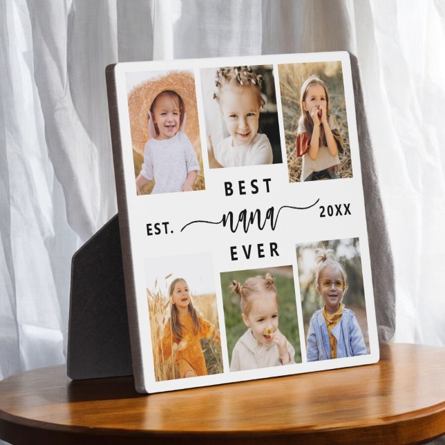 Plaque Photo Meilleur NaNa jamais - Collage photo pour petits e (Créateur téléchargé)