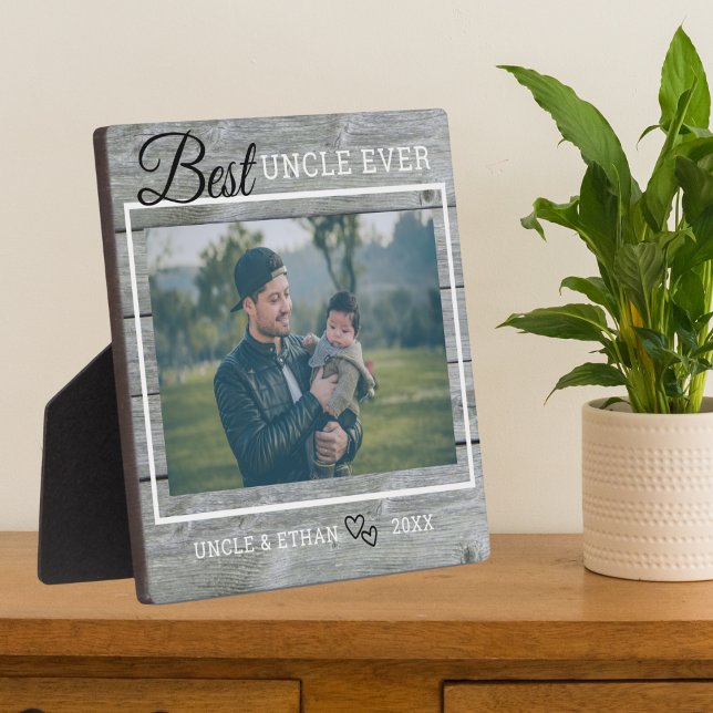 Plaque Photo Meilleur Oncle Jamais Personnalisé Photo Russe Gri (Créateur téléchargé)