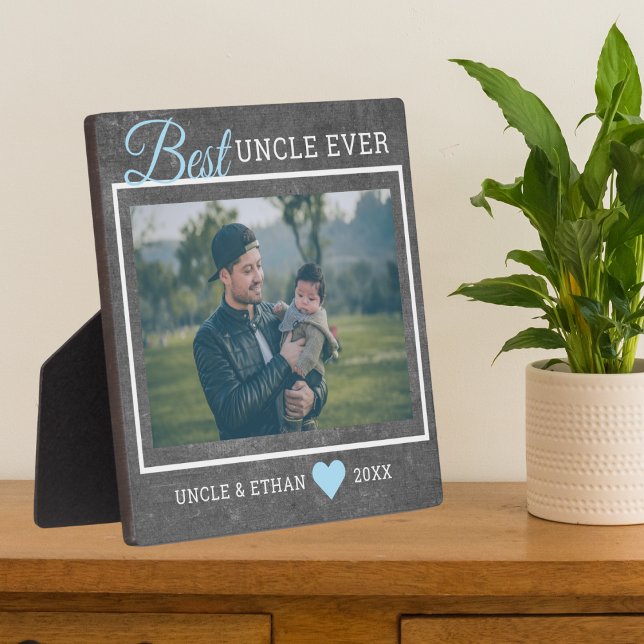 Plaque Photo Meilleur Oncle Jamais Photo Personnalisée Russe Ta (Créateur téléchargé)
