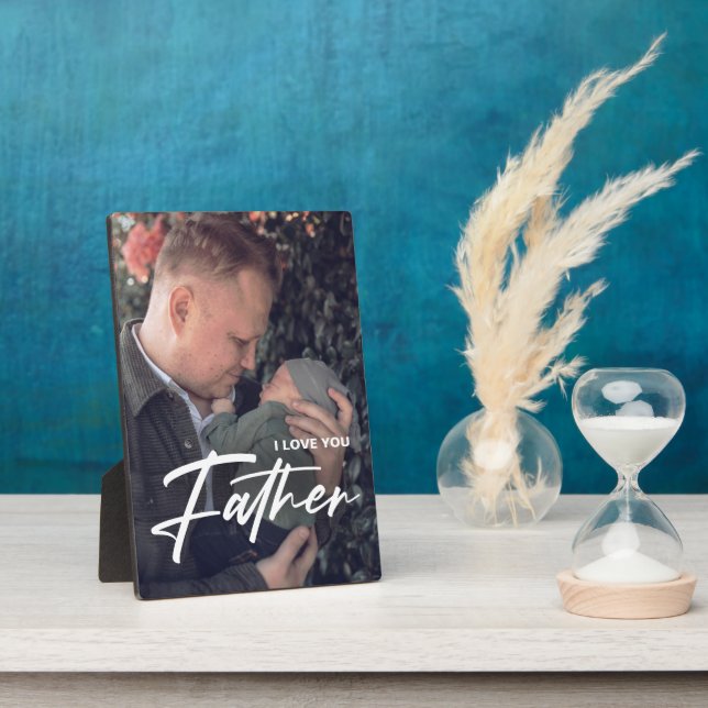 Plaque Photo Meilleur papa jamais | FÊTE DES PÈRES | Photo Merc (Côté)