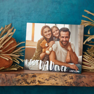 Plaque Photo Meilleur papa moderne jamais Photo Collage fête de