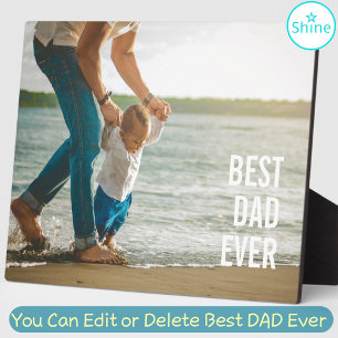 Plaque Photo Meilleur Père Jamais Meilleur Père Jamais photo pe