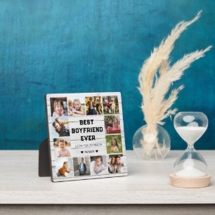 Plaque Photo Meilleur petit ami Ever 12 Photo Collage