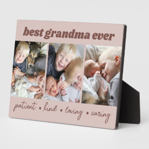 Plaque Photo Meilleure Grand-mère toujours personnalisée