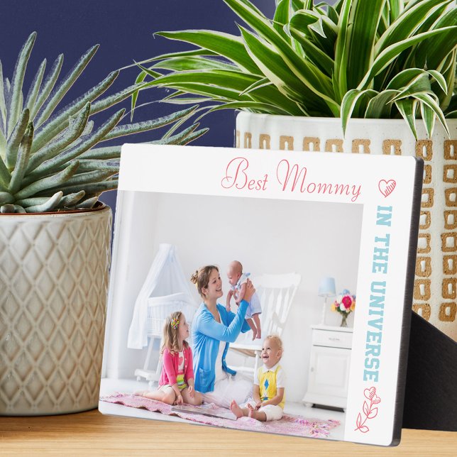 Plaque Photo Meilleure maman dans l'univers photo (Créateur téléchargé)