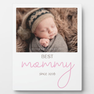 Plaque Photo Meilleure Maman Depuis Année Photo Script Police C