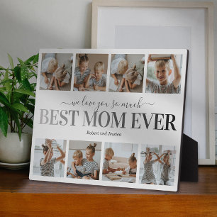 Plaque Photo Meilleure maman jamais enfants Photo