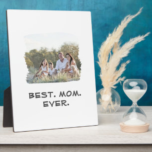 Plaque Photo Meilleure maman Jour des mères Photo de famille pe