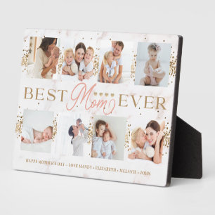 Plaque Photo Meilleure maman toujours Parties scintillant 8 Pho