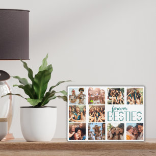 Plaque Photo Meilleures Amies pour Toujours Grille de Photos Ar