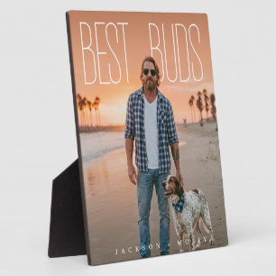 Plaque Photo Meilleurs amis animaux PhotoPop