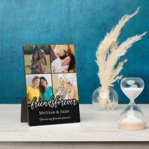 Plaque Photo meilleurs amis pour toujours mignon 4 photos colla