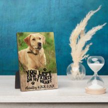 Mémoire photo de pattes de police rétro pour anima