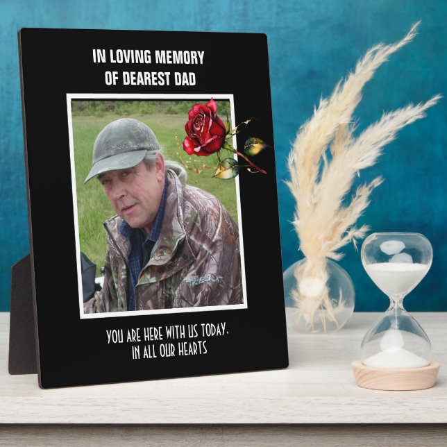 Plaque Photo Mémorial amoureux d'un Mariage manquant (Côté)