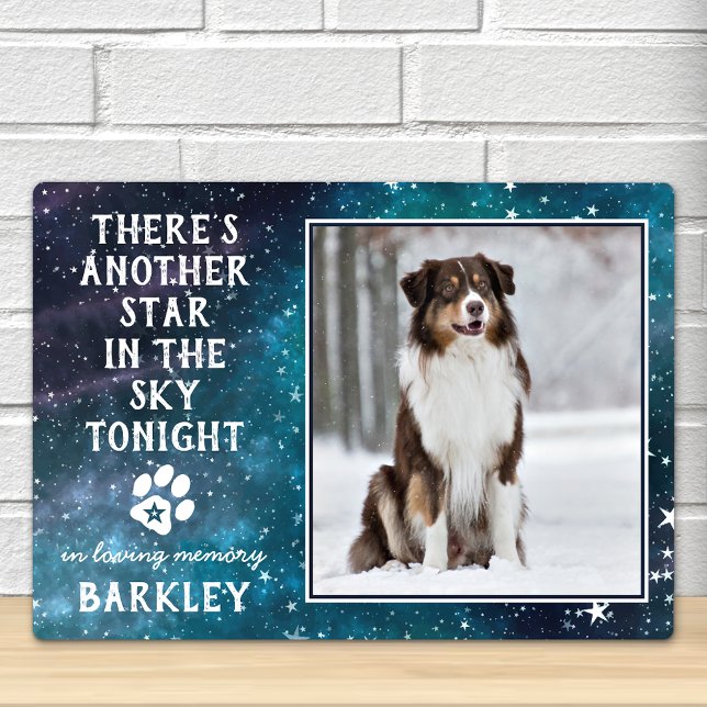 Plaque Photo Mémorial d'animal de compagnie Perte d'animal de c (Créateur téléchargé)