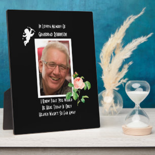 Plaque Photo Mémorial mariage disparu amoureux un