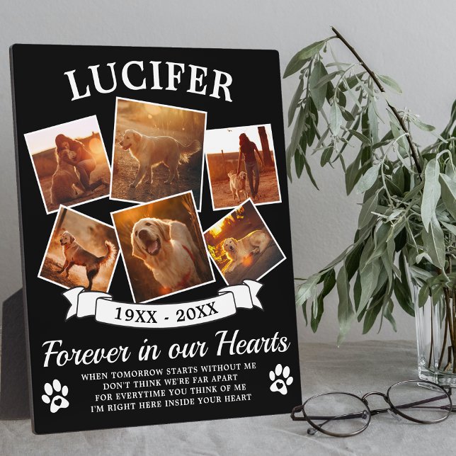 Plaque Photo Mémorial pour animaux de compagnie (Créateur téléchargé)