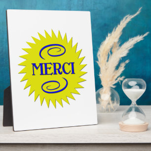 Plaque Photo Merci