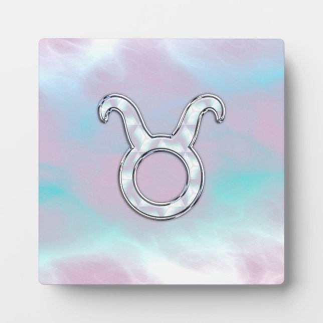 Plaque Photo Mère de Pearl Taurus Zodiac Astrologie (Devant)