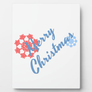 Plaque Photo Merry Christmas