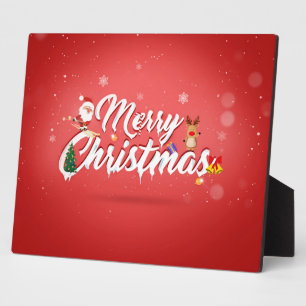 Plaque Photo Merry christmas