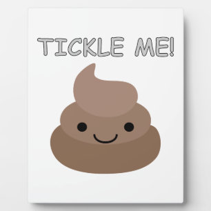 Plaque Photo Mignonne Tickme Poop Emoji