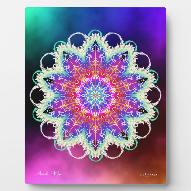 Plaque Photo Miracles à l'intérieur (Devant)