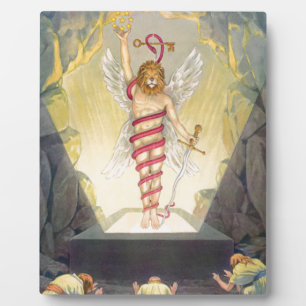 Plaque Photo Mithra sous forme de Leontocéphalie Kronos