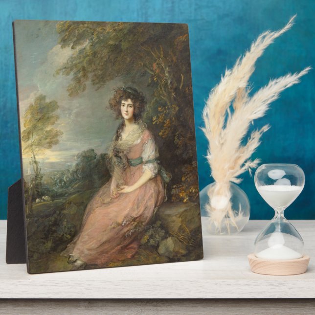 Plaque Photo Mme Richard Brinsley Sheridan, 1785-1787 (Côté)