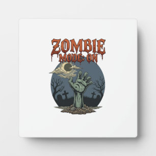 Plaque Photo Mode Zombie Halloween Main Cimetière de Lune_1
