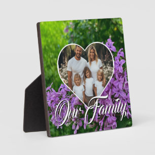 Plaque Photo Modèle de photo lilas élégant