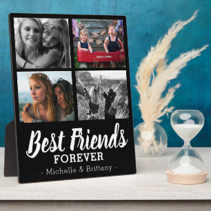 Plaque Photo Modern Best Friends Forever Photo Collage