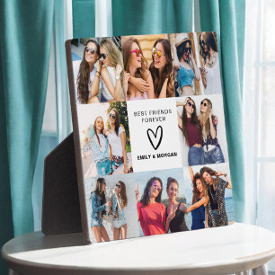 Plaque Photo Modern Best Friends Forever Photos Nom