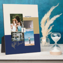 Modern Color block Family Gift Photo Collage