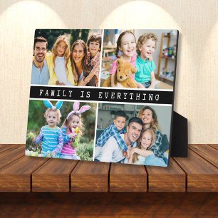 Plaque Photo Moderne 4 Photo Collage Famille Tout Citer