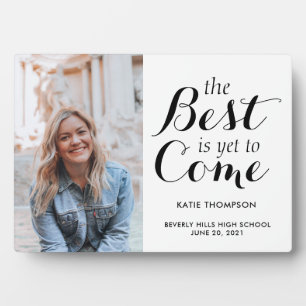 Plaque Photo Moderne Script Calligraphie Graduation Keepsaké Ca