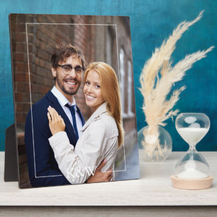 Plaque Photo Monogramme moderne